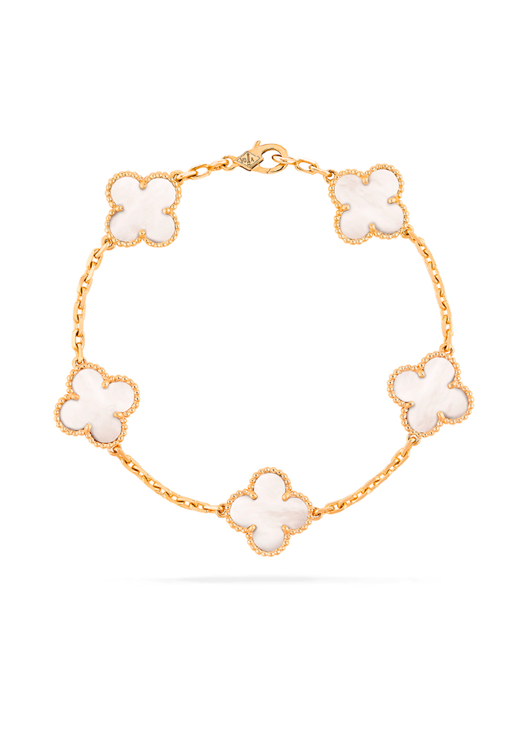 Van Cleef Arpels Vintage Alhambra 5 Motifs Bracelet VCARA41800 33535