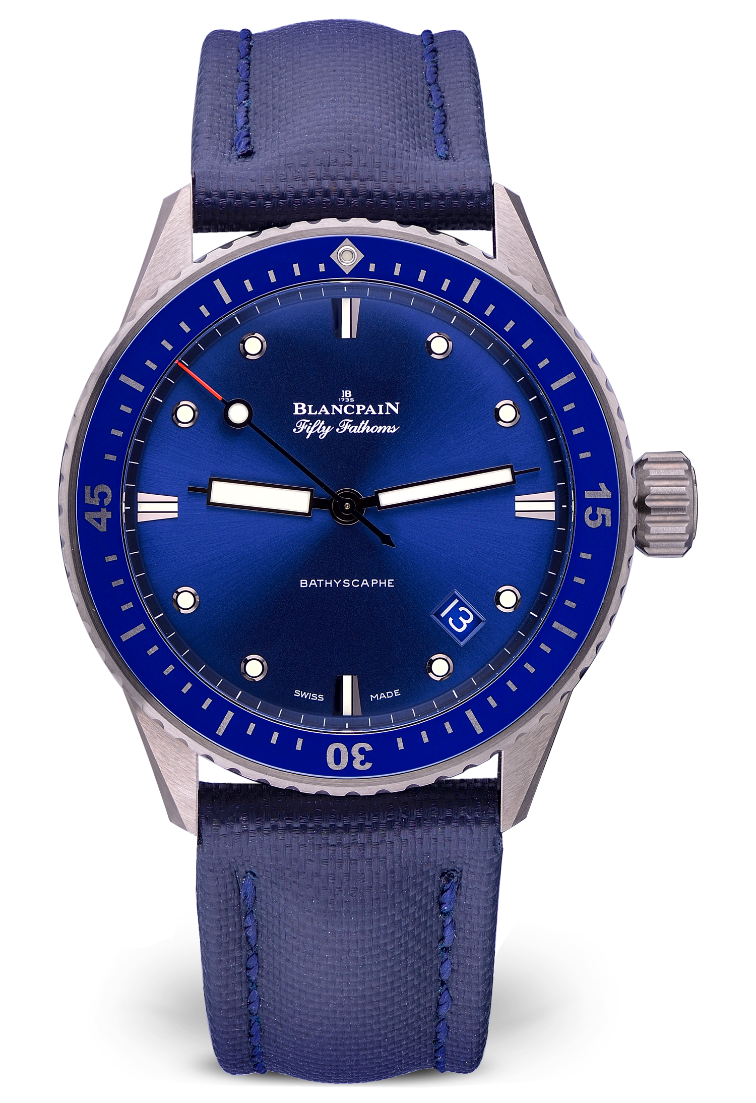 Blancpain fifty fathoms bathyscaphe price clearance