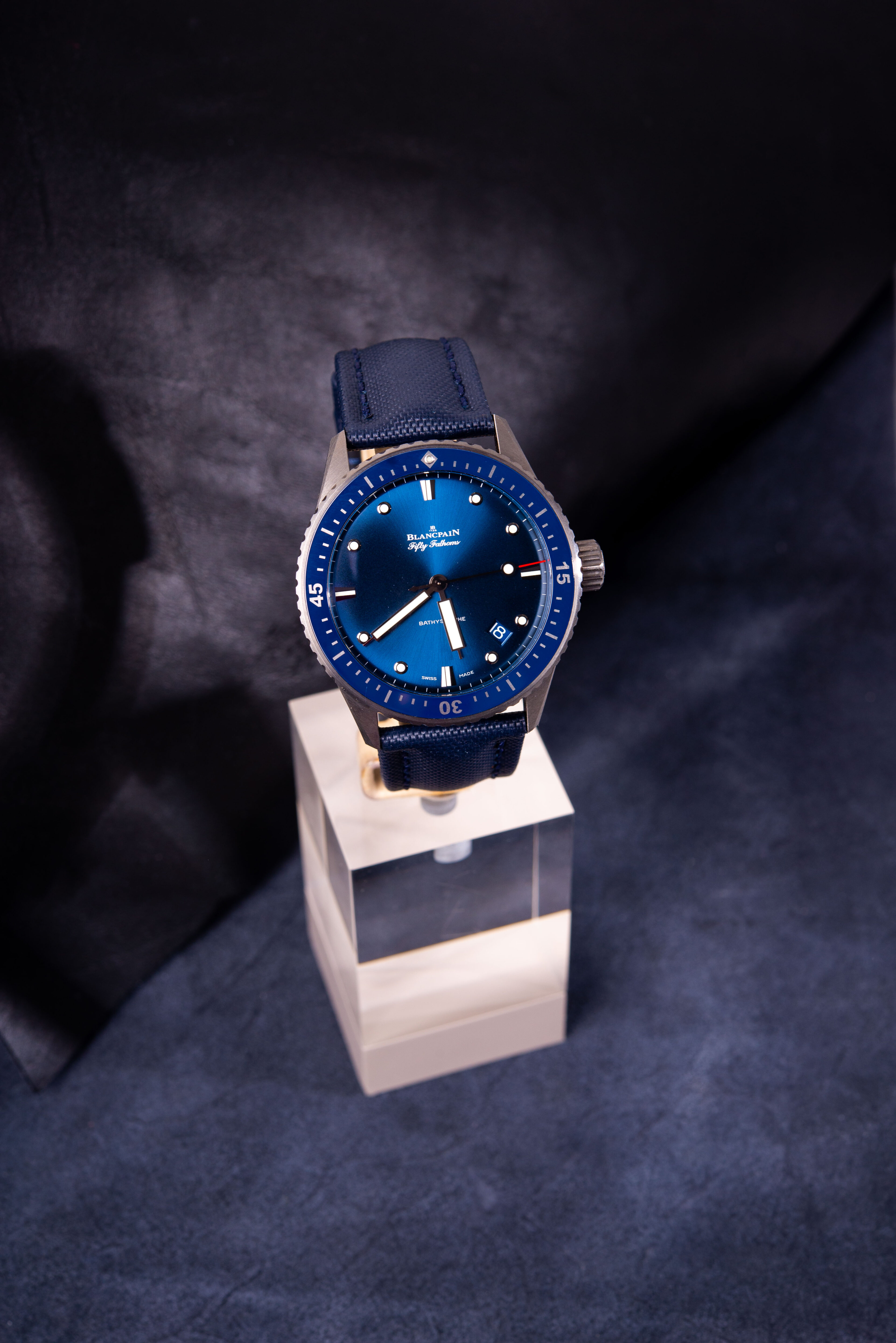 Blancpain fifty fathoms bathyscaphe 43mm outlet