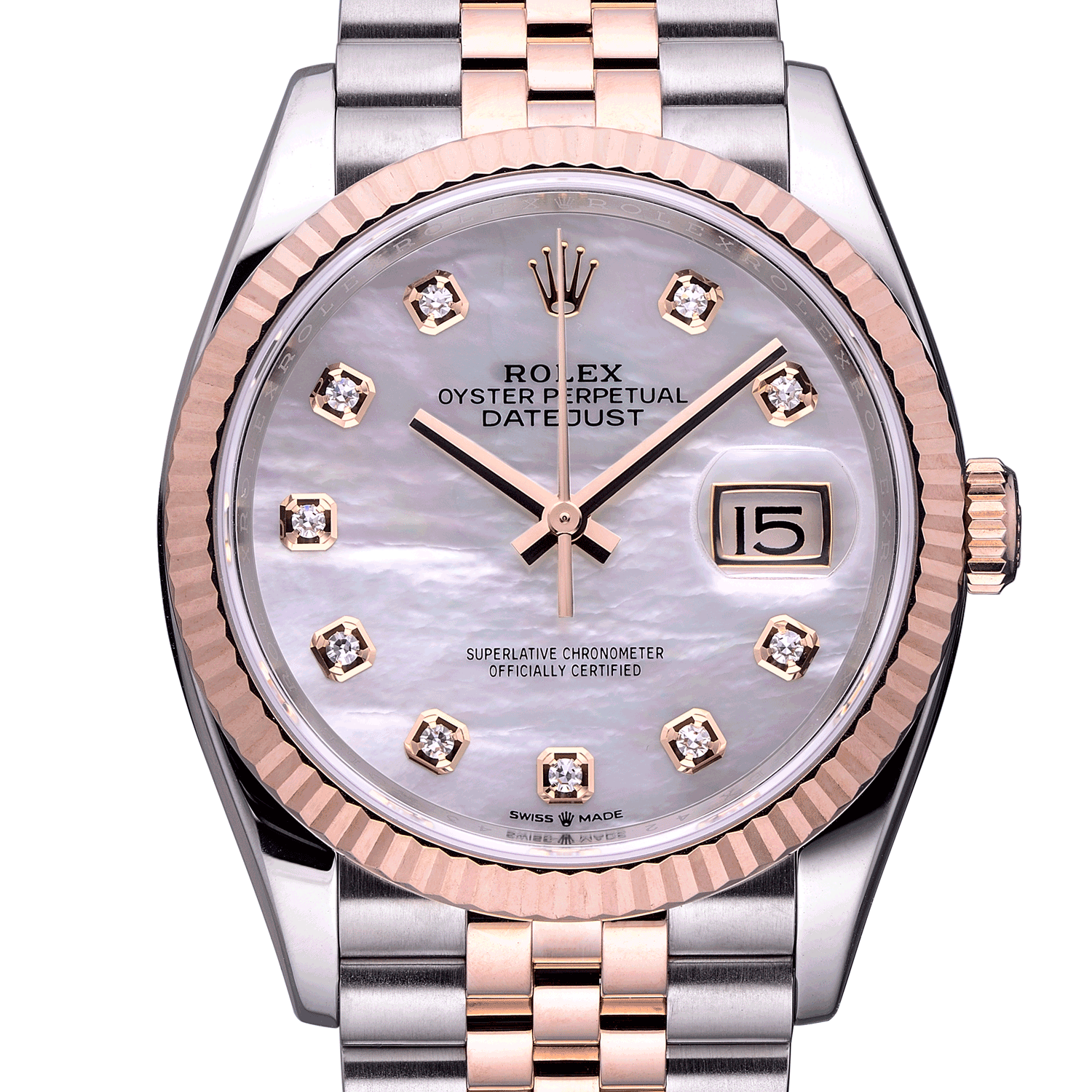 Часы Rolex Datejust 36 mm Steel \u0026 Rose 