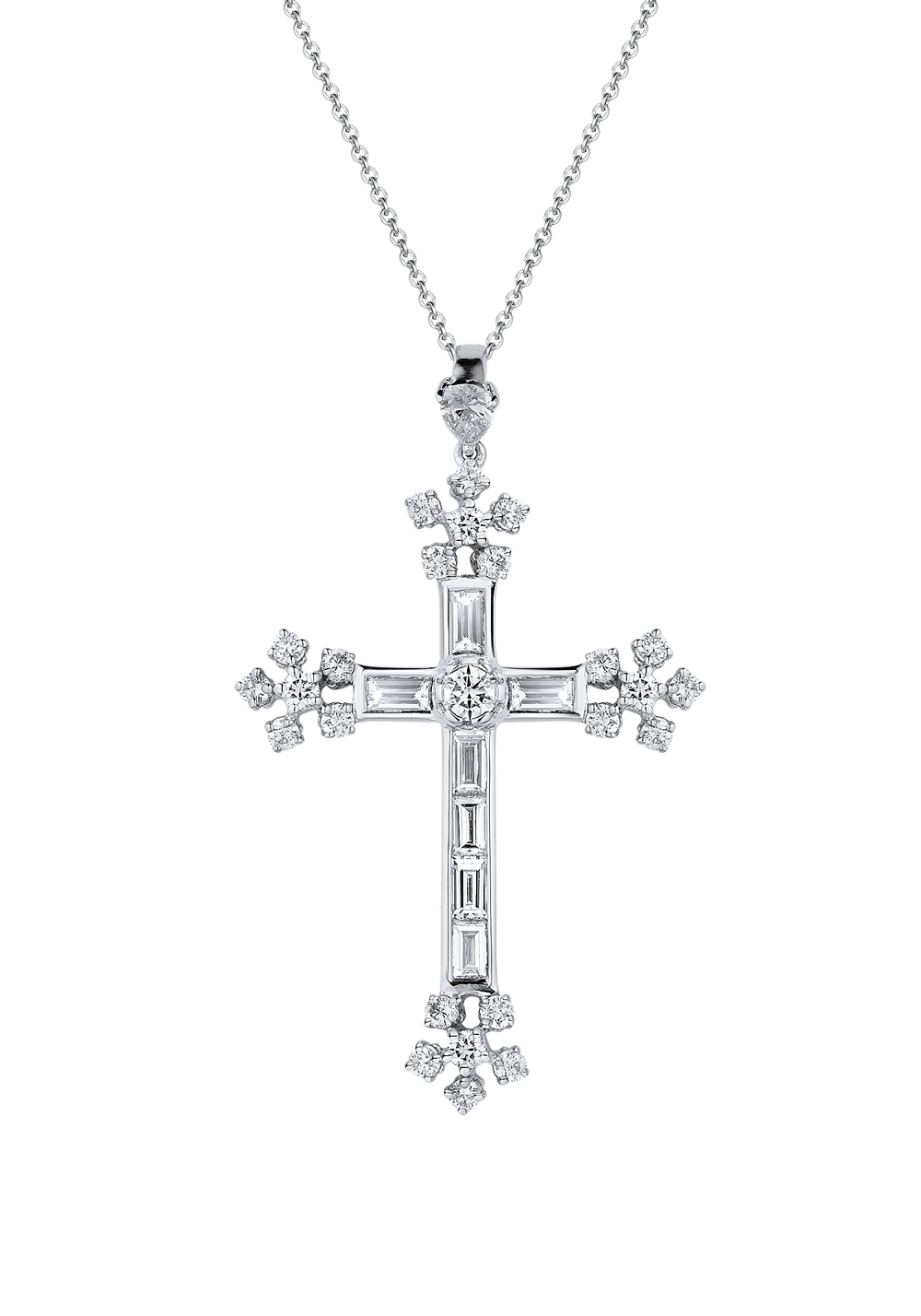 Jacob Co 1 80 cts Diamonds Cross Pendant 91224193 34904