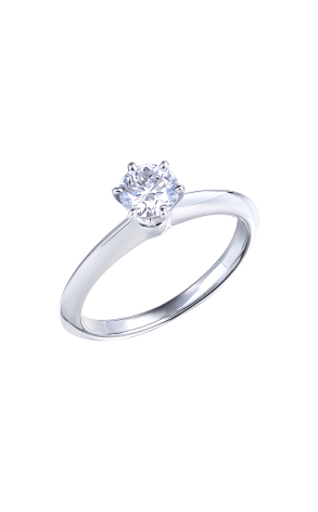Кольцо Tiffany & Co Round Brilliant 0,46 ct G/VS2 Platinum (36965)
