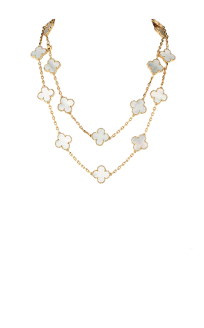 Колье Van Cleef & Arpels Vintage Alhambra Long Necklace 20 Motifs VCARA42100 (24233)