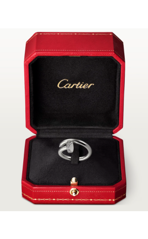 Кольцо Cartier Juste Un Clou White Gold Diamonds CRB4092751 (29538) №3