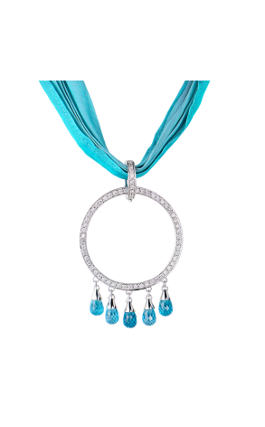 Подвеска Calgaro Italy Diamonds & Topaz White Gold (41922)