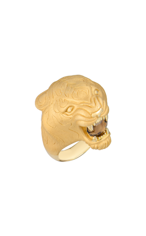 Кольцо Carrera y Carrera Bestario Yellow Gold & Smoked Quartz DA11909 - 013107 (22784)