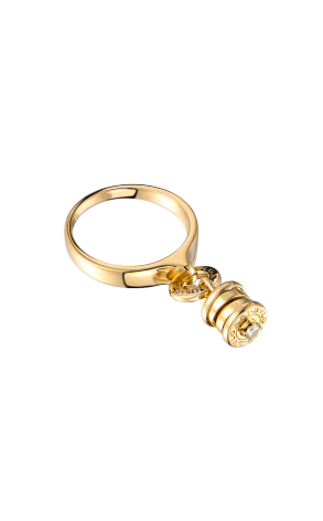 Кольцо Bvlgari B.Zero1 Charm Yellow Gold & Diamond (SIZE 53) (41426)