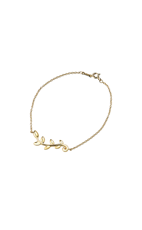 Браслет Tiffany & Co Paloma Picasso Olive Leaf Yellow Gold (43549)