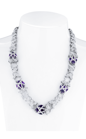 Колье Vasily Konovalenko Charming Diamonds 8,41 ct & 30,53 ct Amethyst (40408)