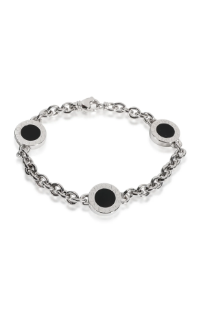 Браслет Bvlgari Bulgari Reversible White Gold & Onyx 3 Circle 319396 (43267)