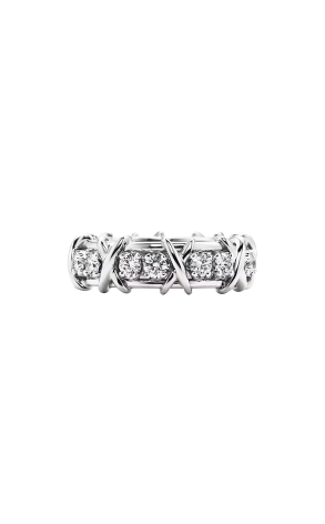Кольцо Tiffany & Co Schlumberger Sixteen Stone Platinum (40745)