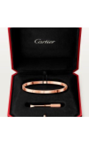 Браслет Cartier Love Small Model Rose Gold (SIZE 17) CRB6047317 (43612) №2