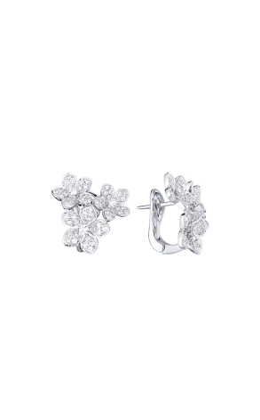 Серьги GRAFF WILD FLOWER DIAMOND CLUSTER STUD EARRINGS RGE1665 (42918)