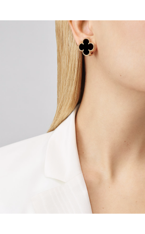 Серьги Van Cleef & Arpels Magic Alhambra yellow gold, Onyx VCARA44300 (41865) №2