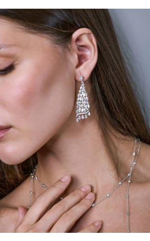 Серьги  8,91 ct Pear & Marquise & Round Cut Diamonds (40490) №4