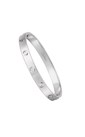 Браслет Cartier Love Classic Model White Gold (SIZE 20) CRB6067620 (42336)