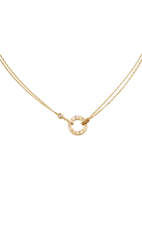 Колье Cartier Love 2 Diamonds Yellow Gold B7219500 (37319)