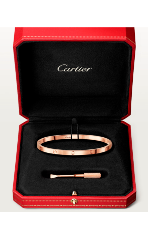 Браслет Cartier Love Small Model Rose Gold (SIZE 16) CRB6047316 (37403) №2
