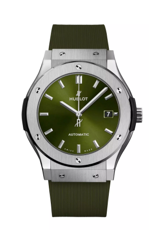 Часы Hublot Classic Fusion Titanium Green 511.NX.8970.RX (42046)