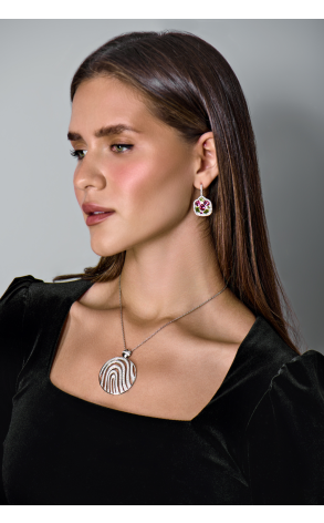 Серьги Hour Passion Jewellery White Gold & Tourmaline & Peridot & Diamond (42450) №3