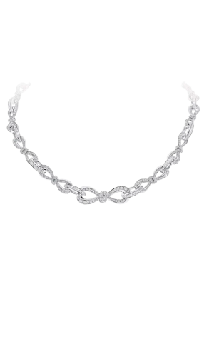 Колье  в стиле GRAFF Tilda's Bow Diamond Link Necklace 8,53 ct (42056) №5