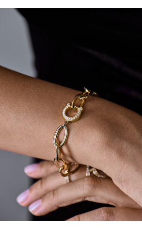 Браслет Cartier C de Yellow Gold & Diamonds (42880) №2