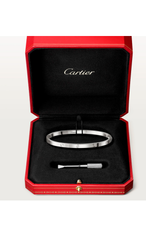 Браслет Cartier Love White Gold Small Model (SIZE 16) CRB6047416 (38011) №2