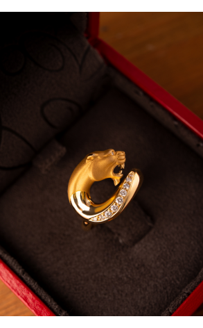 Кольцо Carrera y Carrera Panther Yellow Gold & Diamonds (36597) №2