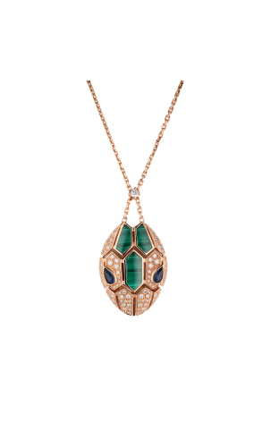 Подвеска  в стиле Bvlgari Serpenti Seduttori (41213)