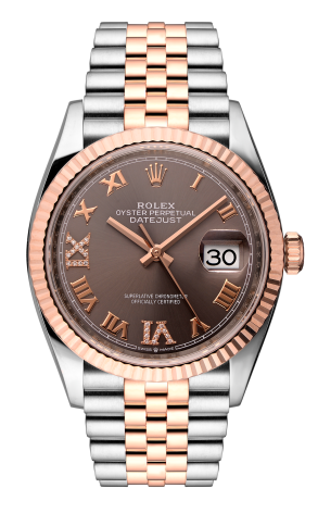 Часы Rolex Datejust 36mm Steel and Everose Gold 126231 (37037)