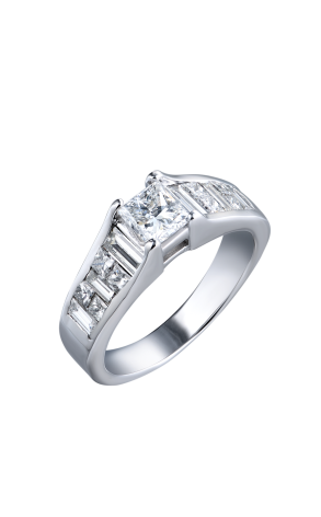 Кольцо  0.70 ct G/SI1 Princess Cut Diamond (37531)