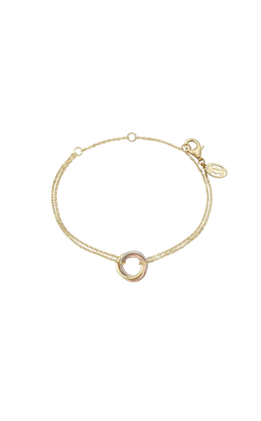 Браслет Cartier Trinity bracelet, on chain 15 см B6068115 (41290)