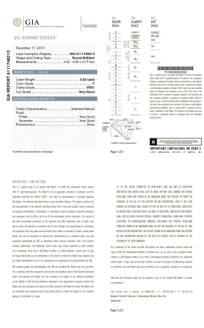 Кольцо Cartier Solitaire 0,33 ct F/VVS1 Platinum (SIZE 49) (40166) №2