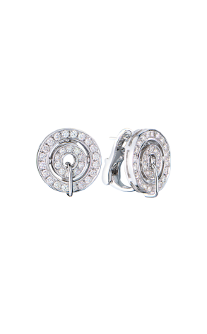 Серьги Bvlgari Astrale Concentrica White Gold & Diamonds OR336518 (43255)
