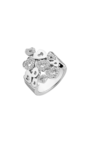 Кольцо Pasquale Bruni Amore White Gold & Diamonds Heart (38451)