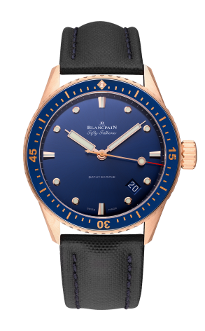 Часы Blancpain Fifty Fathoms Bathyscaphe 5000-36S30-B52 A (37257)