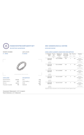 Кольцо GIA 8,99 ct E-G/VS1 Round Cut Diamonds (41497) №2