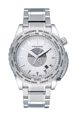 Часы Vogard World Timer Diamonds (36856)