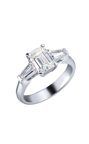 Кольцо GIA Emerald Cut 1,50 ct I/VS1 (37525)