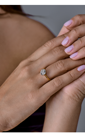 Кольцо  с бриллиантом 2,12 ct F/VS1 МГУ (23586) №4