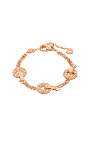 Браслет Bvlgari Rose Gold & Diamonds (S-M Size) 357314 (42948)