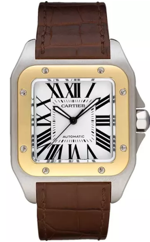 Часы Cartier Santos de 100 XL 2656/W20072X7 (43668)