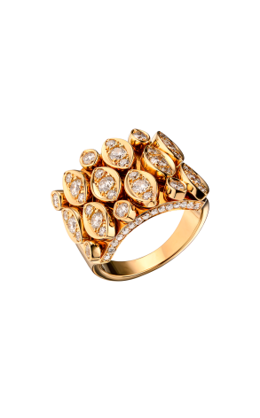 Кольцо Cartier Diadea Yellow Gold & Diamonds (SIZE 55) N4128700 (41301)