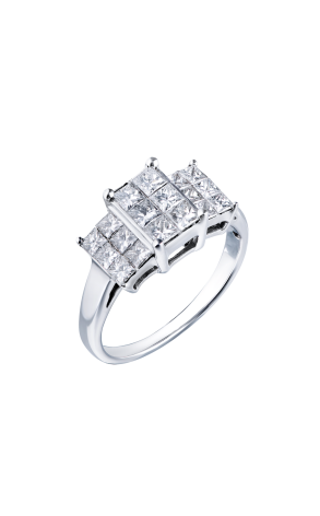 Кольцо RalfDiamonds 1,00 ct Pave Diamonds Princess Cut RDR (37694)