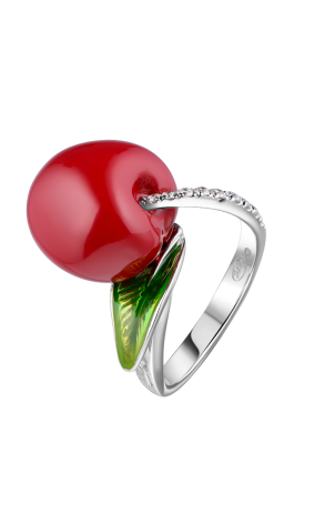 Кольцо Dal Lago Cheerful Cherries Enamel & Diamonds (36426)