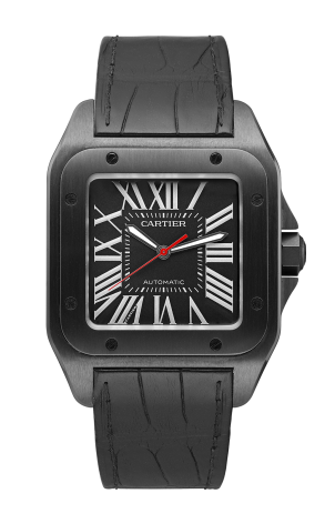 Часы Cartier Santos 100 Black Wssa0006 3774 (37157)