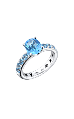Кольцо H.Stern Orion Aquamarine and Diamond Ring in White Gold (40950)