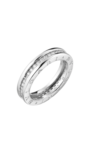 Кольцо Bvlgari B.Zero1 White Gold Single Band Diamond Ring AN850656 (4002)
