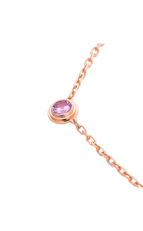 Колье Cartier d'Amour rose gold pink sapphire B7218400 (37959) №4