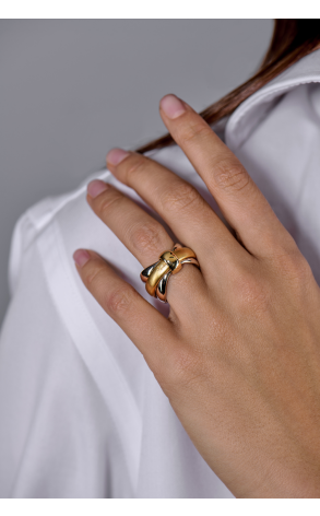 Кольцо Pomellato Together Two-Tone Three Movable Band (43191) №3